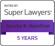 Rated By Super Lawyers | Ayesha K. Hamilton | 5years